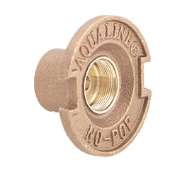 Brass Flush Head Sprinkler Body - No Nozzle - Sprays